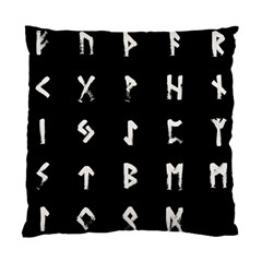 Elder Futhark Rune Set Collected Inverted Standard Cushion Case (one Side) by WetdryvacsLair