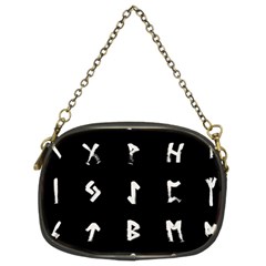 Elder Futhark Rune Set Collected Inverted Chain Purse (two Sides) by WetdryvacsLair