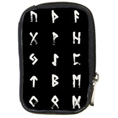 Elder Futhark Rune Set Collected Inverted Compact Camera Leather Case by WetdryvacsLair