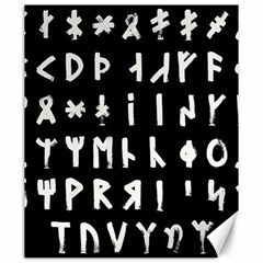 Complete Dalecarlian Rune Set Inverted Canvas 20  X 24  by WetdryvacsLair