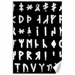 Complete Dalecarlian Rune Set Inverted Canvas 20  X 30  by WetdryvacsLair