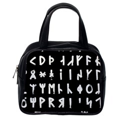 Complete Dalecarlian Rune Set Inverted Classic Handbag (one Side) by WetdryvacsLair