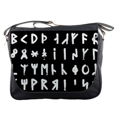 Complete Dalecarlian Rune Set Inverted Messenger Bag by WetdryvacsLair