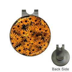 Rudbeckias  Hat Clips With Golf Markers by Sobalvarro