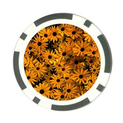 Rudbeckias  Poker Chip Card Guard (10 Pack) by Sobalvarro