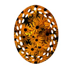 Rudbeckias  Ornament (oval Filigree) by Sobalvarro