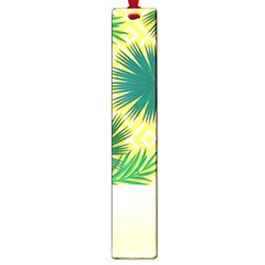 Yellow Tropical Pattern Large Book Marks by designsbymallika