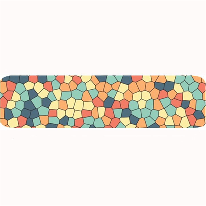 Mosaic Print Yellow Large Bar Mats