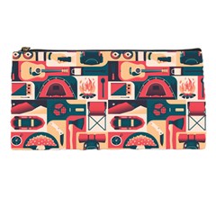 Guitar And Trip Pencil Case by designsbymallika