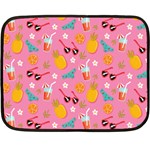 Beach Love Double Sided Fleece Blanket (Mini)  35 x27  Blanket Front