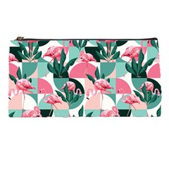 Beautiful Flamingo Pattern Pencil Case by designsbymallika