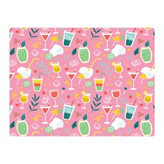 Tropical Drinks Double Sided Flano Blanket (mini)  by designsbymallika