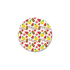 Summer Love Golf Ball Marker (4 Pack) by designsbymallika