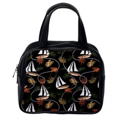 Beautiful Ships Pattern Classic Handbag (one Side) by designsbymallika