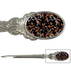 Animal Print Leaves Pattern Letter Opener by designsbymallika