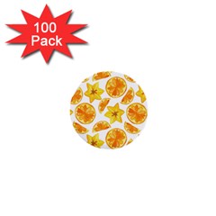 Oranges Love 1  Mini Buttons (100 Pack) 