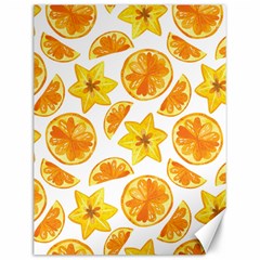 Oranges Love Canvas 12  X 16  by designsbymallika