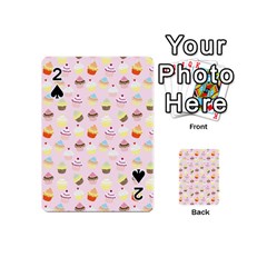 Cupcakes Festival Pattern Playing Cards 54 Designs (mini) by beyondimagination