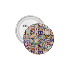 Mosaic Print 1 75  Buttons by designsbymallika