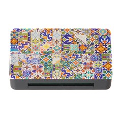 Mosaic Print Memory Card Reader With Cf by designsbymallika