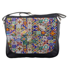 Mosaic Print Messenger Bag