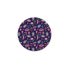 Paisley Print 2 Golf Ball Marker (4 Pack) by designsbymallika