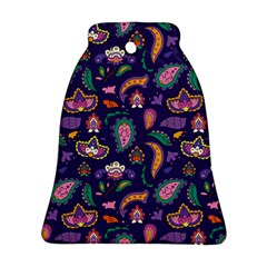 Paisley Print 2 Bell Ornament (two Sides)