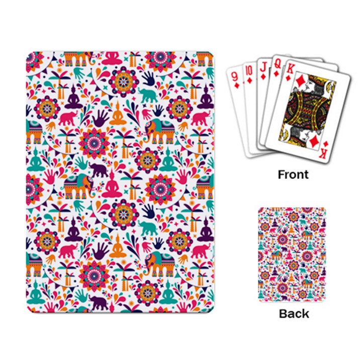 Indian Love Playing Cards Single Design (Rectangle)