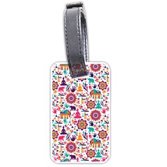 Indian Love Luggage Tag (one Side) by designsbymallika