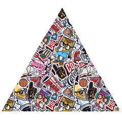 High School Love Wooden Puzzle Triangle by designsbymallika