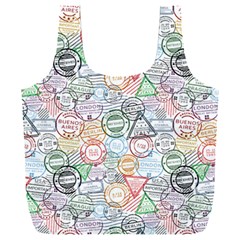 Travel World Full Print Recycle Bag (xxxl) by designsbymallika