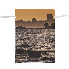 Cityscape Coastal Scene Montevideo Uruguay  Lightweight Drawstring Pouch (xl) by dflcprintsclothing
