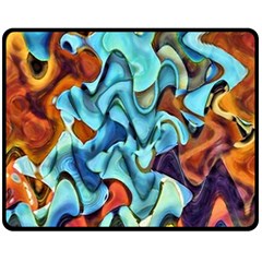 Abstrait Fleece Blanket (medium) 