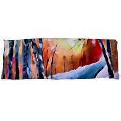 Paysage D hiver Body Pillow Case Dakimakura (two Sides) by sfbijiart