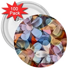 Multifleurs 3  Buttons (100 pack) 