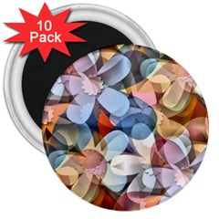 Multifleurs 3  Magnets (10 Pack) 