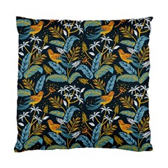 Tropical Bird Pattern Standard Cushion Case (one Side) by designsbymallika