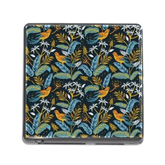 Tropical Bird Pattern Memory Card Reader (square 5 Slot) by designsbymallika