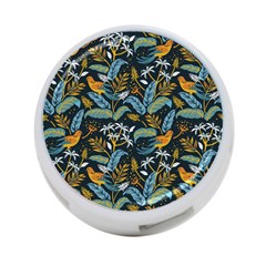 Tropical Bird Pattern 4-port Usb Hub (one Side) by designsbymallika