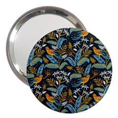 Tropical Bird Pattern 3  Handbag Mirrors by designsbymallika