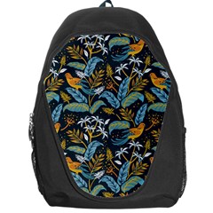 Tropical Bird Pattern Backpack Bag by designsbymallika