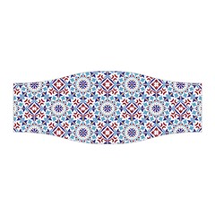 Blue Tile Pattern Stretchable Headband