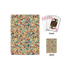 Mosaic Print 2 Playing Cards Single Design (mini) by designsbymallika