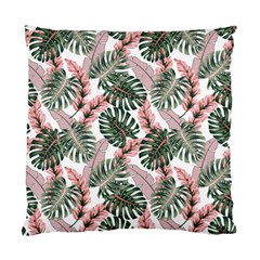 Tropical Leaves Pattern Standard Cushion Case (two Sides) by designsbymallika