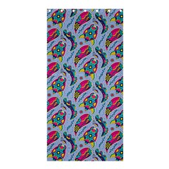 Blue Paisley Print Shower Curtain 36  X 72  (stall) 