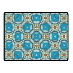 Traditional Indian Pattern Fleece Blanket (small) by designsbymallika