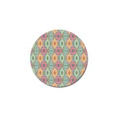 Mandala Baatik Print Golf Ball Marker (4 Pack) by designsbymallika