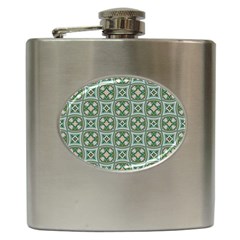 Ornamental Pattern Hip Flask (6 Oz) by designsbymallika