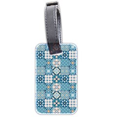 Ceramic Tile Pattern Luggage Tag (two Sides) by designsbymallika