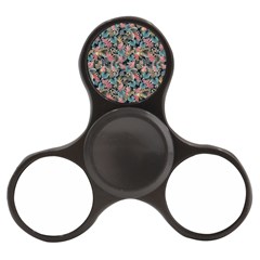 Pink Blue Metallic Pattern Finger Spinner